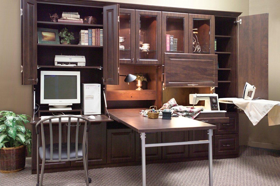 Valet Custom Craft Room Cabinetry Storage Systems For