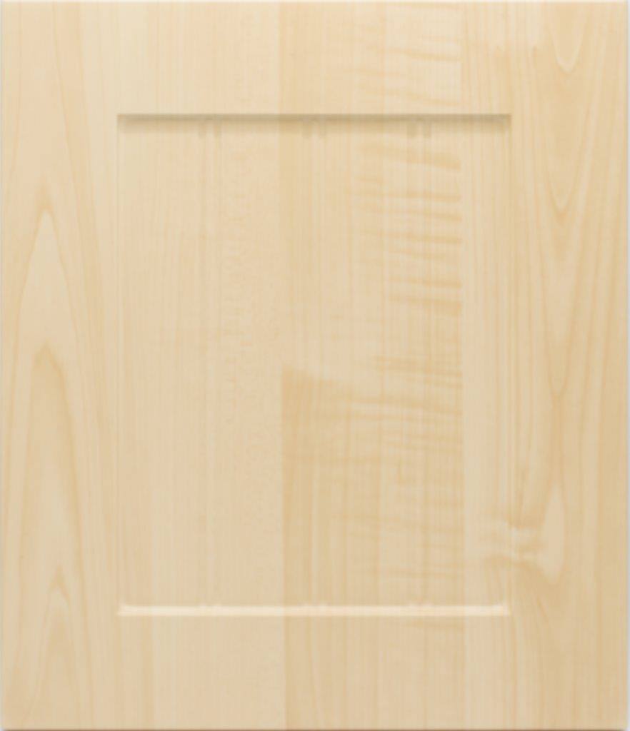 Custom Vermont Maple Shaker cabinet door. The versatile Shaker cabinetry is a timeless cabinet style.